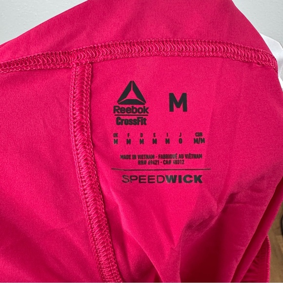 Reebok Men’s Crossfit Athletic Shorts Pink Size Medium - Picture 3 of 5